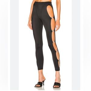 Adam Selman Sport crystal cutout legging